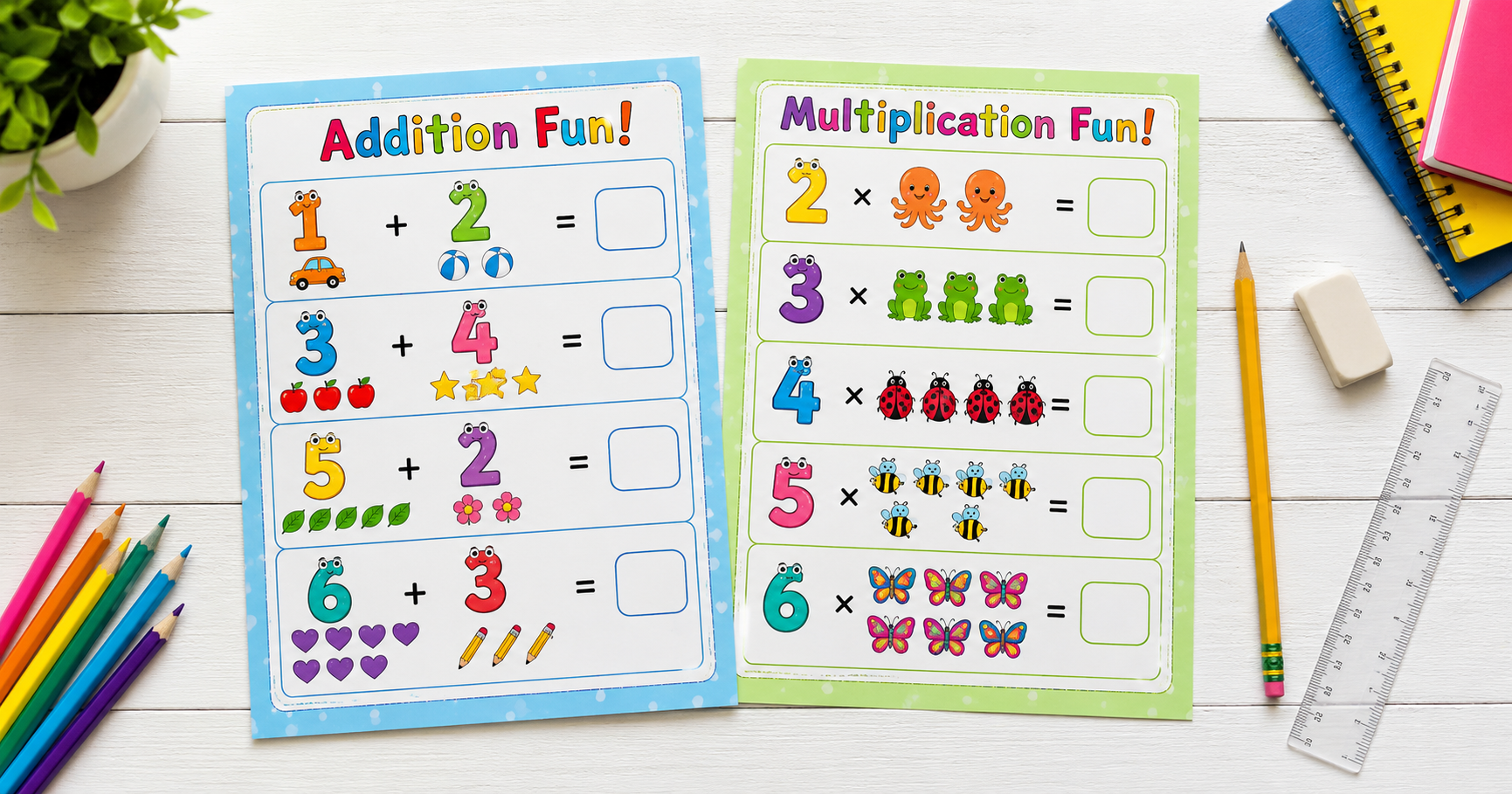 Free Printable Worksheets for Kids — 220+ Math & Reading